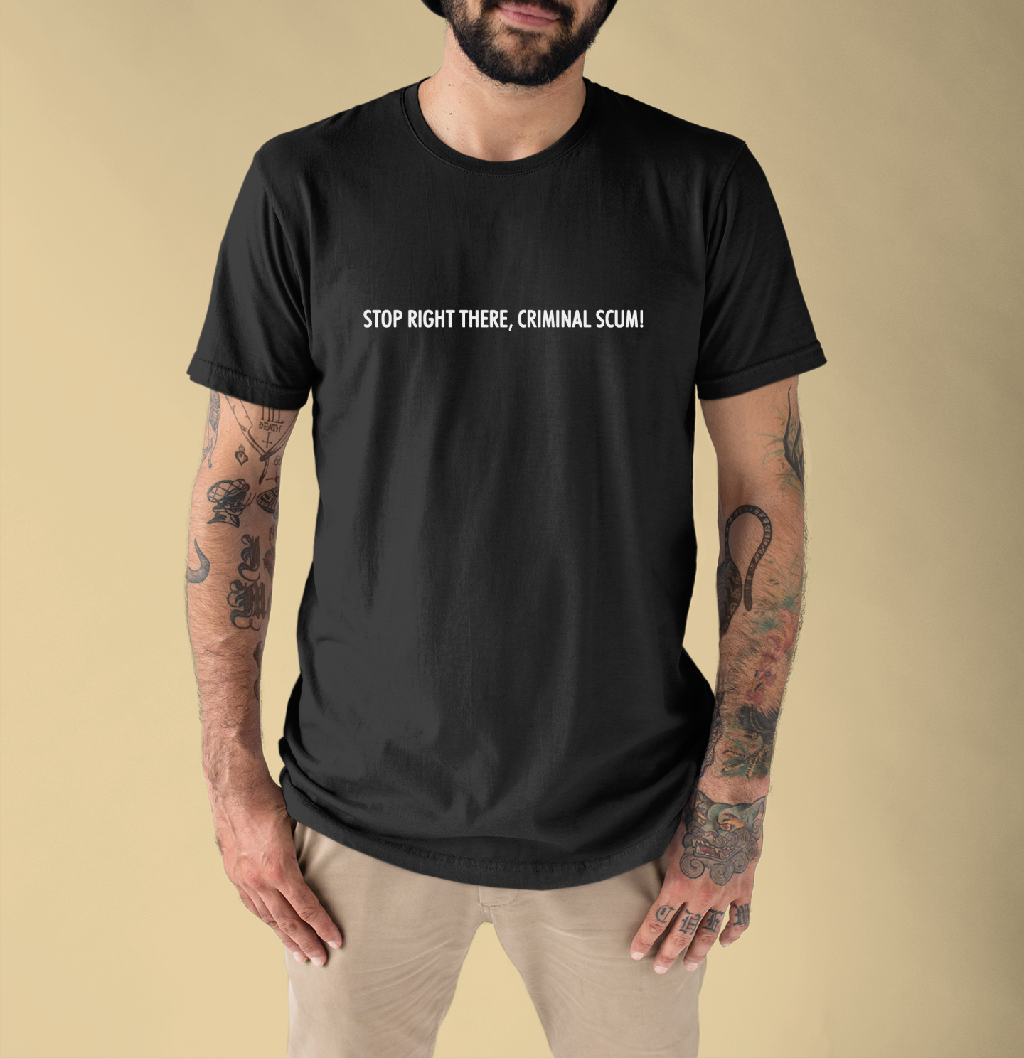 Stop Right There Criminal T-Shirt | Gift for Gamers, Gamer Shirt, Nerdy Gifts, Video Gamer T-Shirt