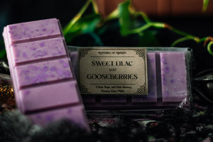 Sweet Lilac and Gooseberries Wax Snap Bar - Lilac and Gooseberries Scented