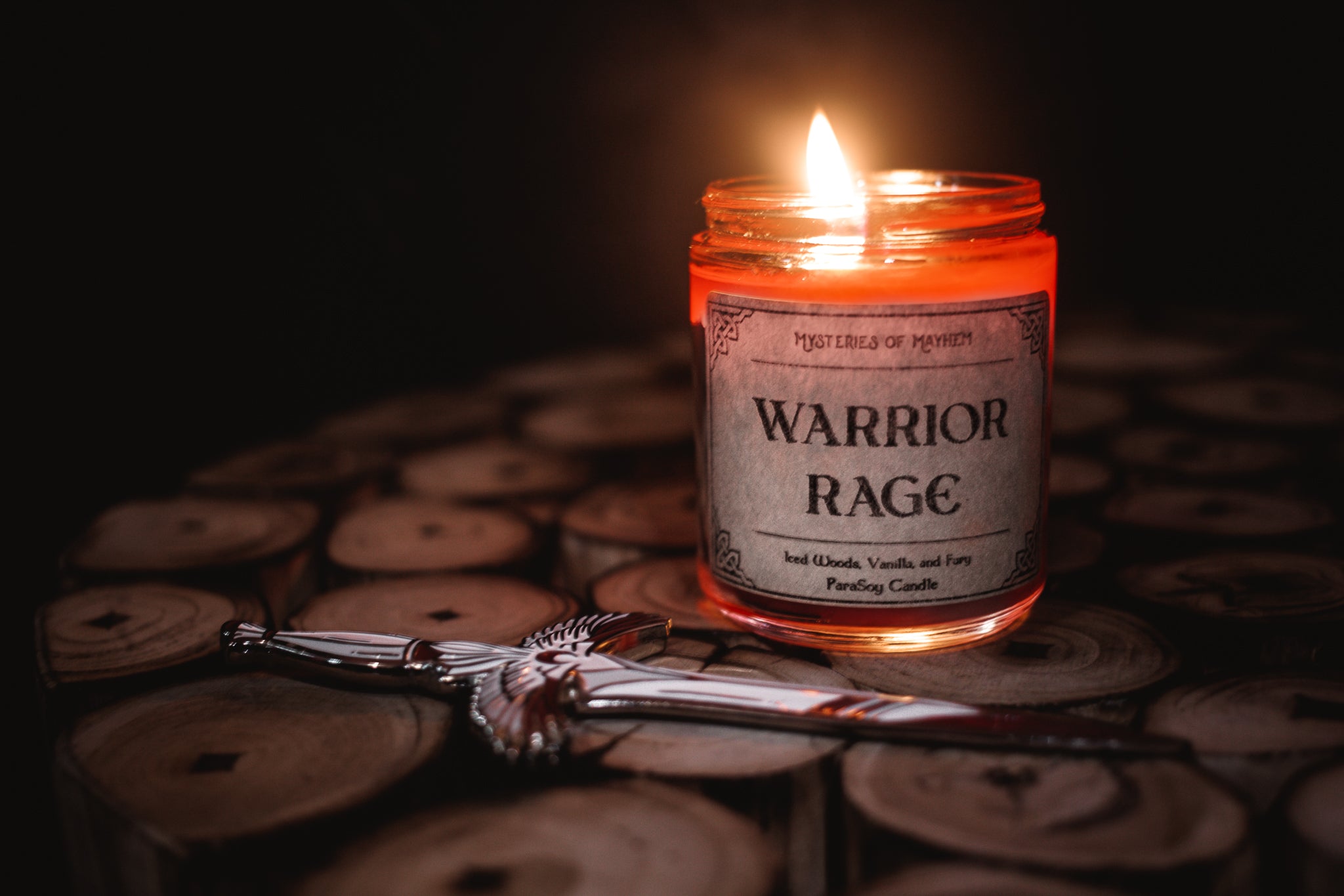 Warrior Rage - Iced Woods, Vanilla, and Fury Scented