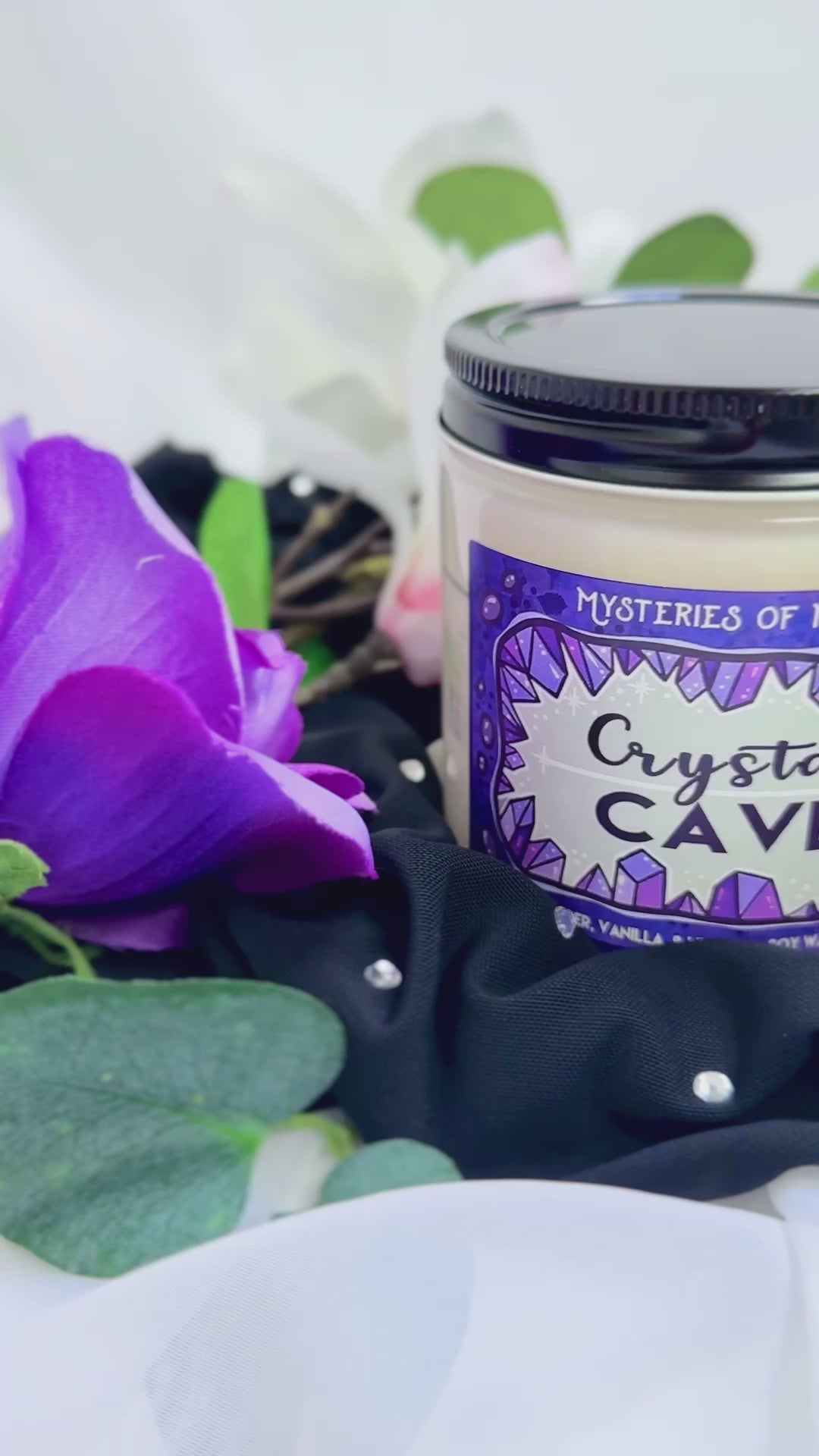 Crystal Cave - Lavender, Vanilla, & Lilac Scented
