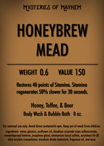 Load image into Gallery viewer, Honeybrew Mead Body Wash and Bubble Bath - Honey, Toffee, &amp; Beer - Skyrim Inspired
