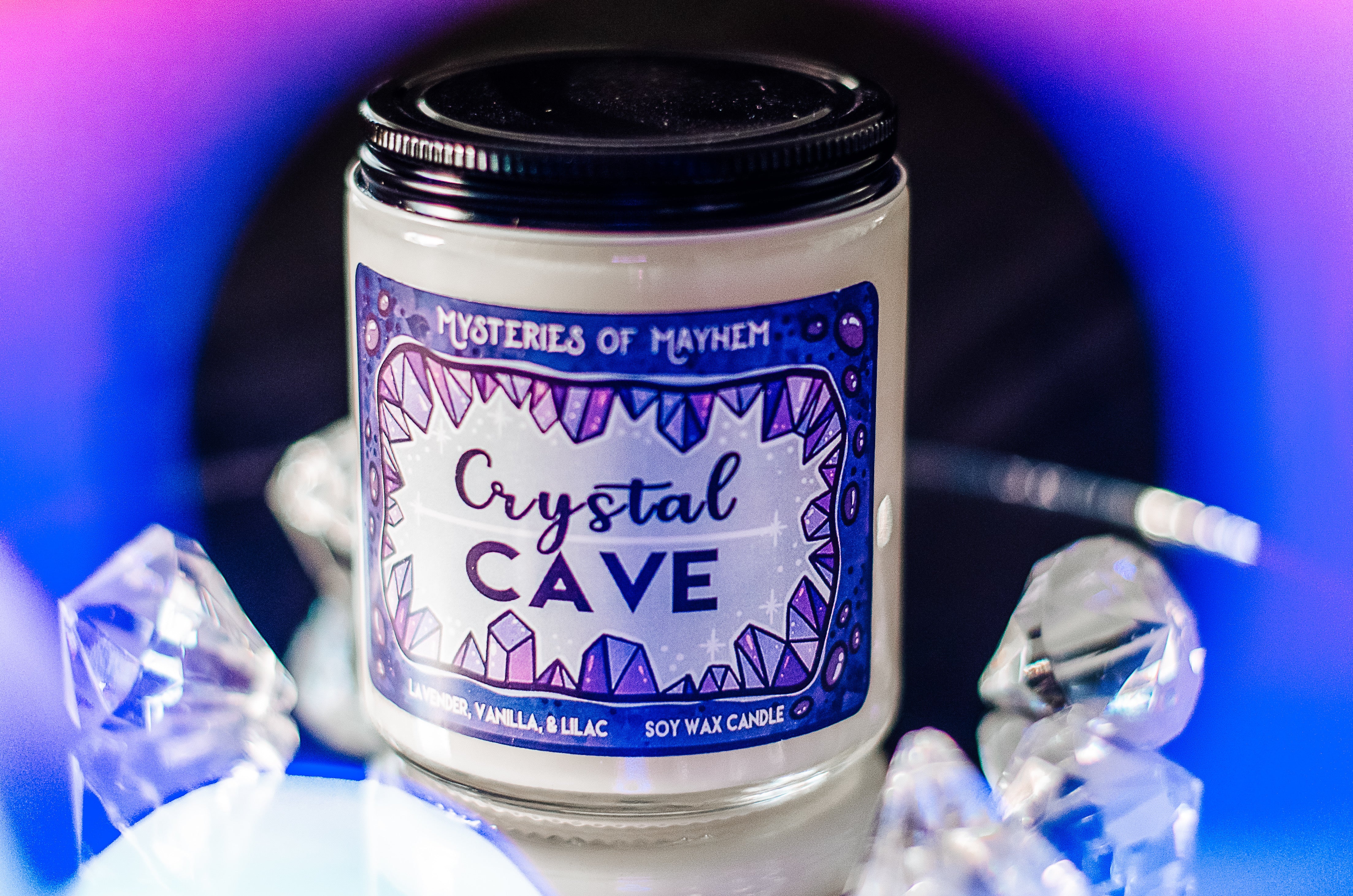 Crystal Cave - Lavender, Vanilla, & Lilac Scented