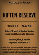 Load image into Gallery viewer, Riften Reserve Body Wash and Bubble Bath - Blackberry, Plum, &amp; Absinthe - Skyrim Inspired

